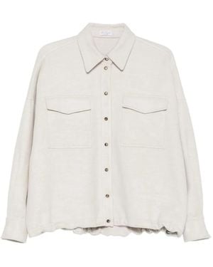 Brunello Cucinelli Wool Blouson - White