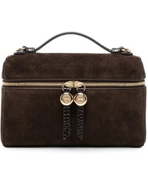 Tory Burch Romy Suede Slim Top Handle - Black