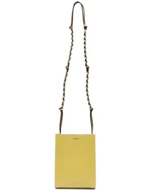 Jil Sander Tangle Woven Crossbody Bag - Metallic