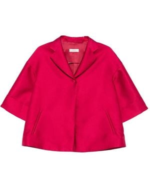 NINA 14.7 Shantung Jacket - Pink