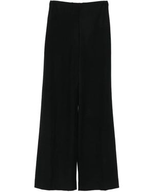 Harris Wharf London Wide Leg Trousers - Black
