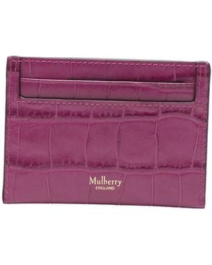 Mulberry Continental Credit Card Slip - Purple