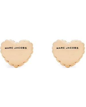 Marc Jacobs The Heart Balloon Stud Earrings - Natural