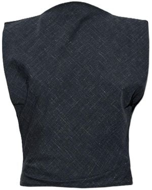 Christopher Esber Wool Linen Suiting - Blue