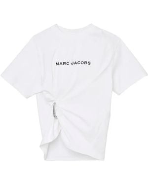 Marc Jacobs Pop J Marc Logo-Print T-Shirt - White