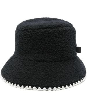UGG Fluff Scalloped Bucket Hat - Black