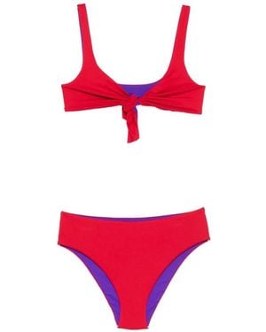 Fisico Reversible Bikini Set - Red