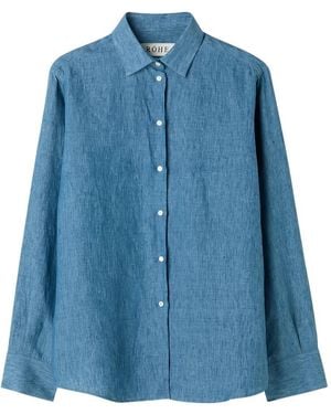 Rohe Linen Shirt - Blue