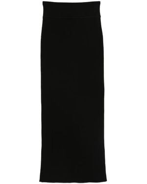 Wardrobe NYC Knit Column Skirt - Black