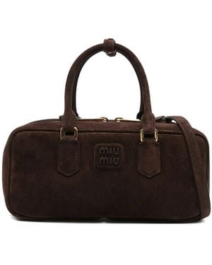 Miu Miu Suede Bag - Black