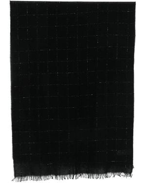 Fabiana Filippi Check Scarf - Black