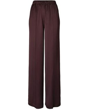Tory Burch Elasticated-Waistband Pants - Purple