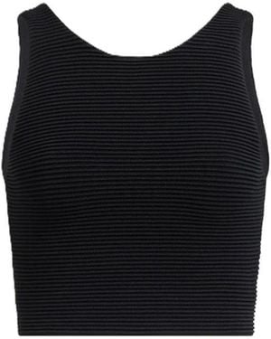 Aje. Agave Knit Top - Black