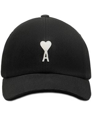 Ami Paris Adc Baseball Cap - Black