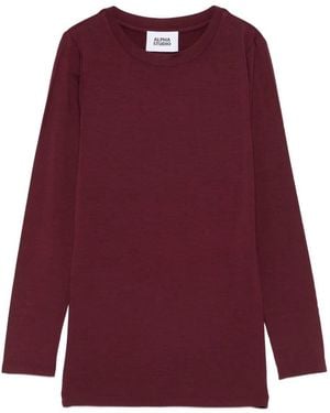 Alpha Studio Long Sleeve Tee - Red