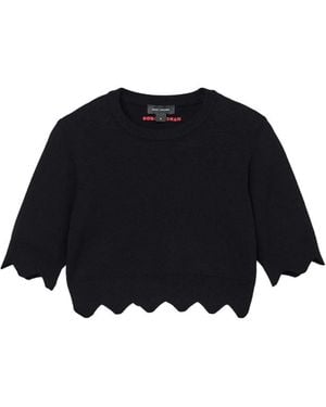 Marc Jacobs Crop Sweater - Black