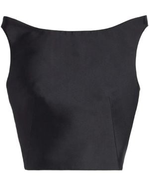 Jil Sander Top Crop - Blu