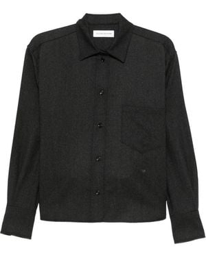 Victoria Beckham Flannel Shirt - Black