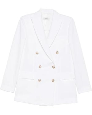 NINA 14.7 Double Breasted Jacket - White