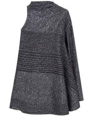 Missoni 32 Asymmetric Sequin Dress - Gray