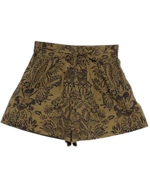 Ulla Johnson Floral Tie Shorts - Natural