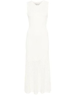 Sea Robe Longue Georgia En Maille - White