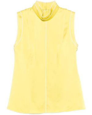 Jil Sander Sleeveless Blouse - Yellow
