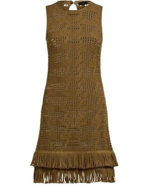 Etro Knitted Midi Dress - Green