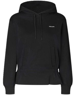 Stine Goya Cinched Waist Sweatshirt - Black