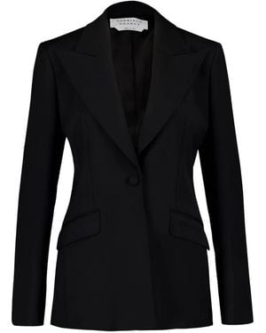 Gabriela Hearst Single-Button Wool Blazer - Black