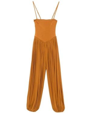 Zimmermann Luna Pleated-leg Jumpsuit - White