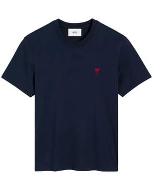 Ami Paris Adc Tee - Blue