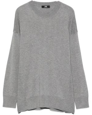 Alpha Studio Crew Neck Sweater - Grey