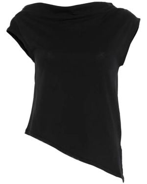 Alpha Studio Asymetrical Tee - Black