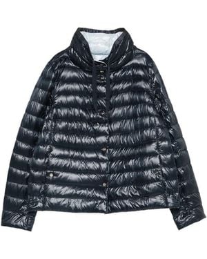 Herno Polyamide Polyester Down Parka - Blue