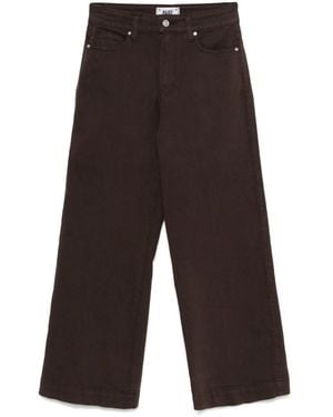 PAIGE Pantaloni Anessa - Marrone