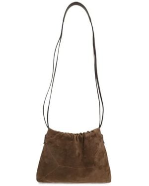 Brunello Cucinelli Suede Bag - White