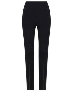 Wardrobe NYC Opaque Front Zip Legging - Black