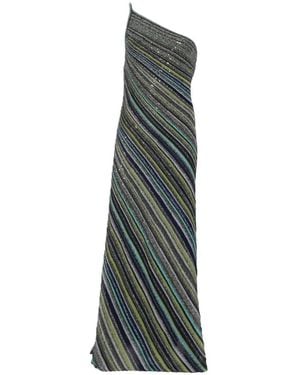 Missoni One Shoulder Dress - Green