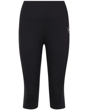 adidas By Stella McCartney Logo-Print Leggings - Black
