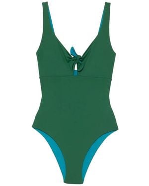 Fisico Reversible Swimsuit - Green