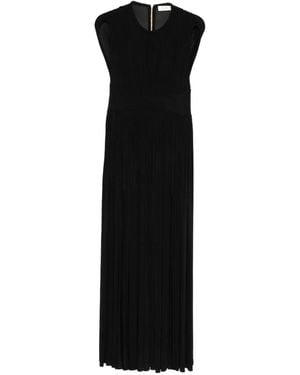 Zimmermann Pleated-skirt Sleeveless Midi Dress - Black