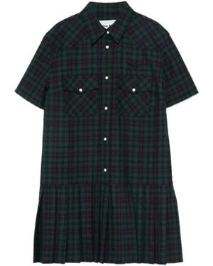 Miu Miu Check Dress - Black