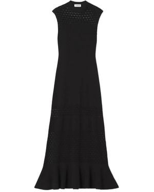 Lanvin Lace Detail Dress - Black