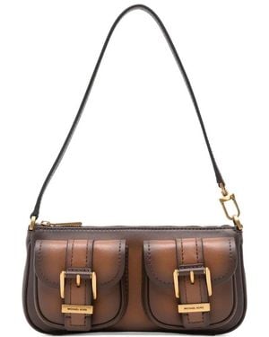Michael Kors Zoe Sm Convertible Pochette - Brown