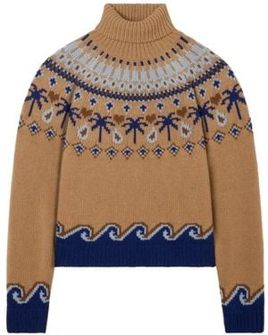 Alanui Sweet Winter Turtle Neck - Blue