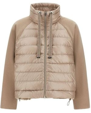 Herno Ultralight Perry Puff Coat - Natural