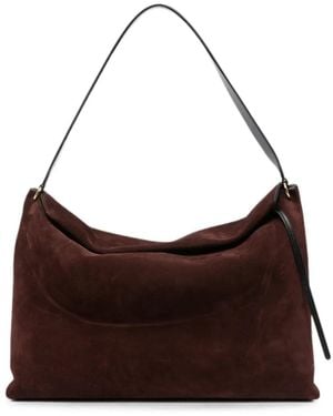 Wandler Penelope Tote Suede - Brown