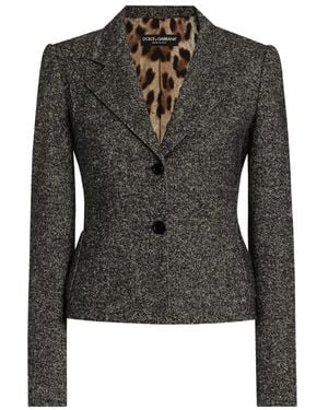 Dolce & Gabbana Wool Jacket - Black