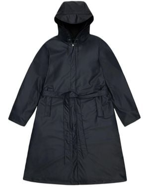 Rains A Line Longer Jacket - Blu
